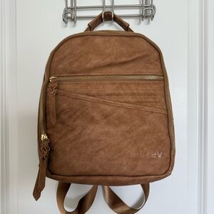Brown Leather Backpack